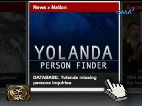 24Oras: 'Yolanda Person Finder' ng Google, pwedeng magamit para mahanap ang mga kaanak