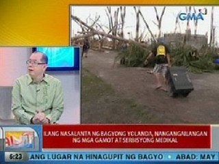 UB: Panayam kay DOH Asec. Tayag at PNP Spokesman Sr. Supt. Sindac kaugnay sa hagupit ni Yolanda
