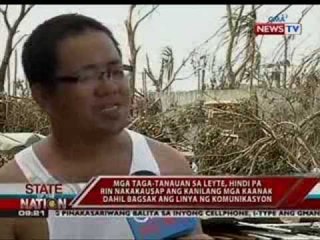 SONA: Mga taga-Tanauan sa Leyte, 'di pa rin nakakausap ang kanilang mga kaanak