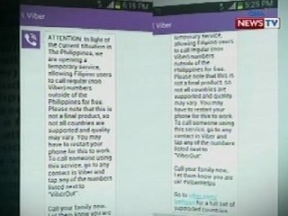 SONA: Ilang telecoms at ibang messaging provider, may libreng text at tawag para sa mga nasalanta