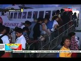 Pila ng mga pasahero sa Ormoc Pier kabilang ang ilang survivor ng bagyo, mahaba pa rin
