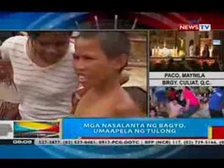 BP: Mga nasalanta ng bagyo, umaapela ng tulong