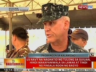 BT: US Navy na naghatid ng tulong sa Guiuan, hindi makapaniwala sa lawak at pinsala doon