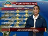 24 Oras: Ilang bahagi ng Visayas Region, posibleng ulanin ngayong weekend