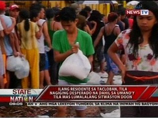 SONA: Ilang residente sa Tacloban, tila nagiging desperado na