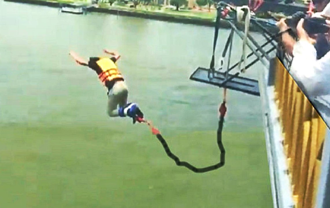 Bungee Jump Gone Wrong video Dailymotion