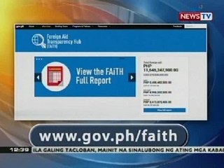 BT: FAITH, inilunsad para mamonitor ang donasyon ng ibang bansa para sa mga nasalanta ng bagyo