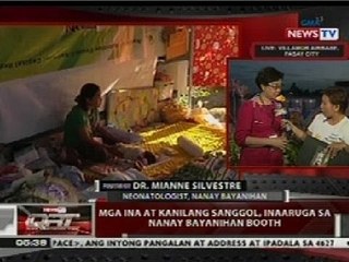 QRT: Mga ina at kanilang sanggol, inaaruga sa Nanay Bayanihan Booth