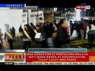 BT: Mga donasyon at pagtulong mula sa iba't ibang bansa at organisasyon, tuloy-tuloy ang pasok