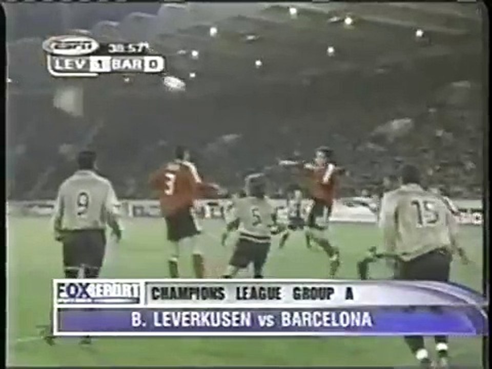 27.11.2002 - 2002-2003 UEFA Champions League 2nd Group Round Group A Matchday 1 Bayer 04 Leverkusen 1-2 Barcelona