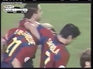 18.09.2002 - 2002-2003 UEFA Champions League Group H Matchday 1 Barcelona 3-2 Club Brugge