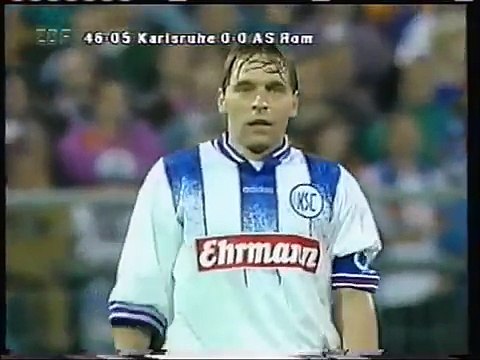 15.10.1996 - 1996-1997 UEFA Cup 2nd Round 1st Leg Karlsruher SC 3-0 AS Roma