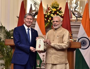 PM Modi's Speech at Joint Press Statement with President Almazbek Atambayev of Kyrgyzstan