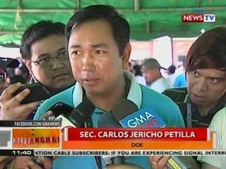 BT: DOE Sec. Petilla, handang mag-resign kapag di naibalik ang kuryente sa mga binagyong lugar