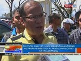 Political analyst: Hindi maganda ang timing ng pagpapaimbestiga ni Pangulong Aquino sa Tacloban LGU