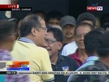 Pangulong Aquino at DILG Sec. Roxas, dumating na para inspeksyunin ang kalagayan ng mga nasalanta