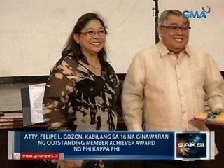 Saksi: Atty. Gozon, kabilang sa 16 na ginawaran ng Outstanding Member Achiever Award