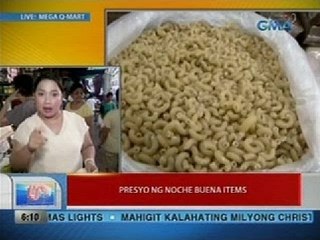 UB: Presyo ng Noche Buena items