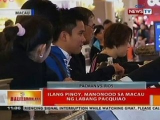 BT: Kampo nina Pacquiao at Rios, hindi pinagsabay sa round table conference sa Macau