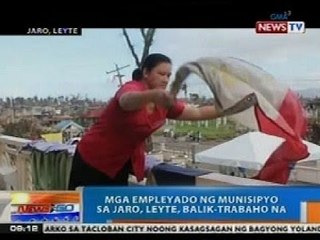 NTG: Mga empleyado ng munisipyo sa Jaro, Leyte, balik-trabaho na