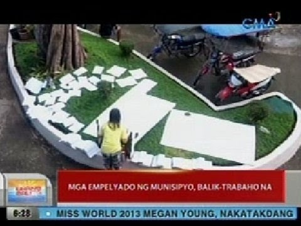 UB: Mga empleyado ng munisipyo ng Jaro, Leyte, balik-trabaho na matapos ang bagyo