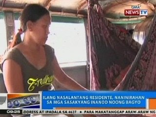 NTG: Ilang nasalantang residente, naninirahan sa mga sasakyang inanod noong bagyo