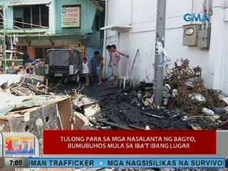 UB: Tulong para sa mga nasalanta ni Yolanda, bumubuhos mula sa iba't ibang lugar