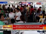 Mga donasyon at 'Oplan Hatid' volunteers, hindi na dumating sa Villamor Air base ngayong araw