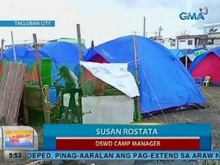 UB: Ilang nasalanta ng Bagyong Yolanda, nanunuluyan sa tent city sa Tacloban