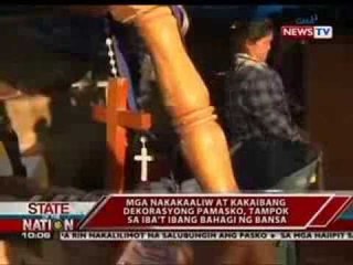 Mga nakakaaliw at kakaibang dekorasyong pamasko, tampok sa iba't ibang bahagi ng bansa
