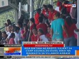 NTG: Pagpapalipat ng mga biktima ng bagyo sa Camp Aguinaldo, desisyon ng National Gov't