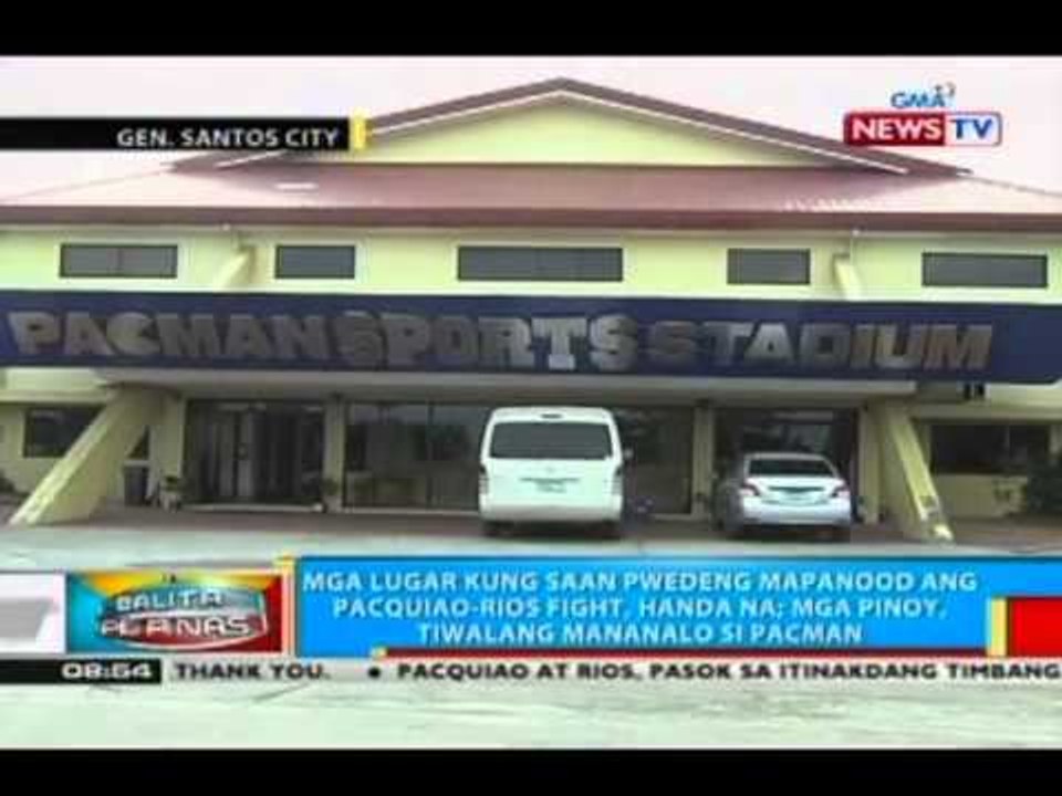 BP: Mga Pinoy, tiwalang mananalo si Pacman