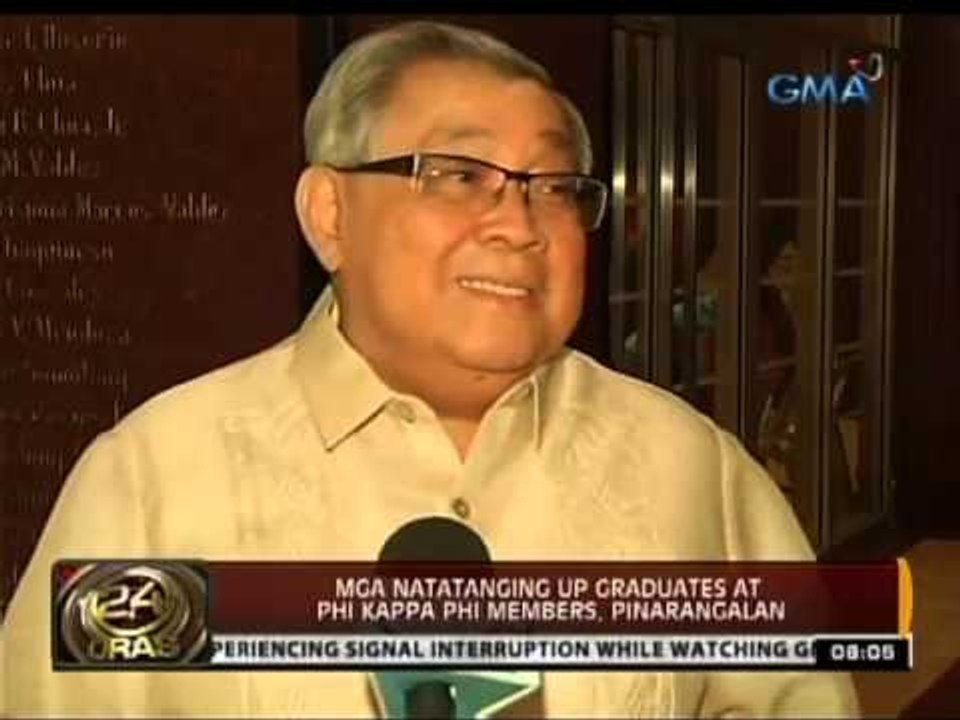 24 Oras: Mga natatanging UP graduates at Phi Kappa Phi members, pinarangalan