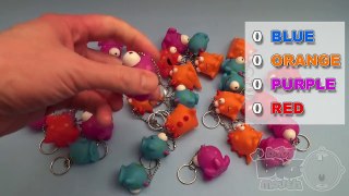 Learn Colours with Funny Monster Danglers! Fun Learning Contest!