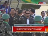 BT: Pacman, mainit na sinalubong ng kanyang mga kababayan sa GenSan