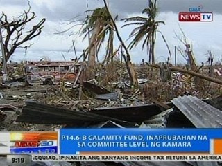 NTG: P14.6-B calamity fund, inaprubahan na sa committee level ng Kamara