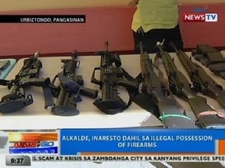 NTG: Alkalde ng Urbiztondo, Pangasinan, inaresto dahil sa illegal possession of firearms