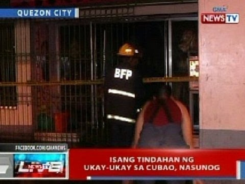 NTVL: Isang tindahan ng ukay-ukay sa Cubao, QC, nasunog