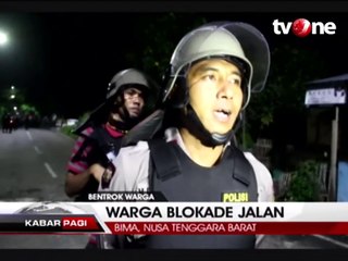 Kericuhan di Bima Pasca Tertembaknya Warga Saat Bentrokan