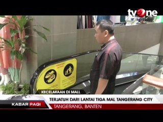 Wanita Jatuh dari Lantai Tiga Mal Tangerang City
