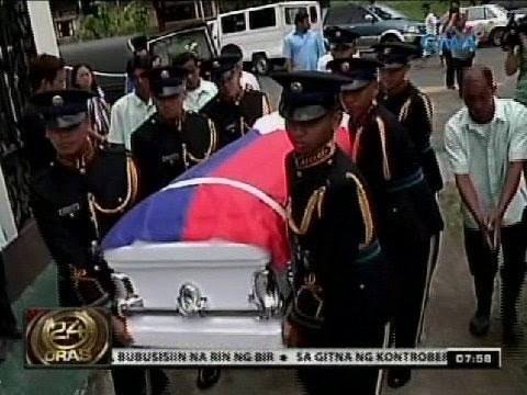 24 Oras: June Keithley-Castro, binigyan ng full military honors sa kanyang libing