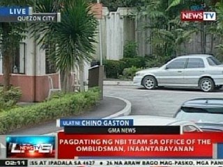 NTVL: Pagdating ng NBI team sa Office of the Ombudsman, inaantabayanan