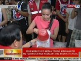 BT: Miss World 2013 Megan Young, maghahatid ng tulong sa mga nasalanta ng bagyo at lindol