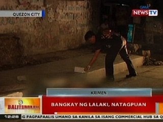 BT: Bangkay ng lalaki, natagpuan sa Quezon City