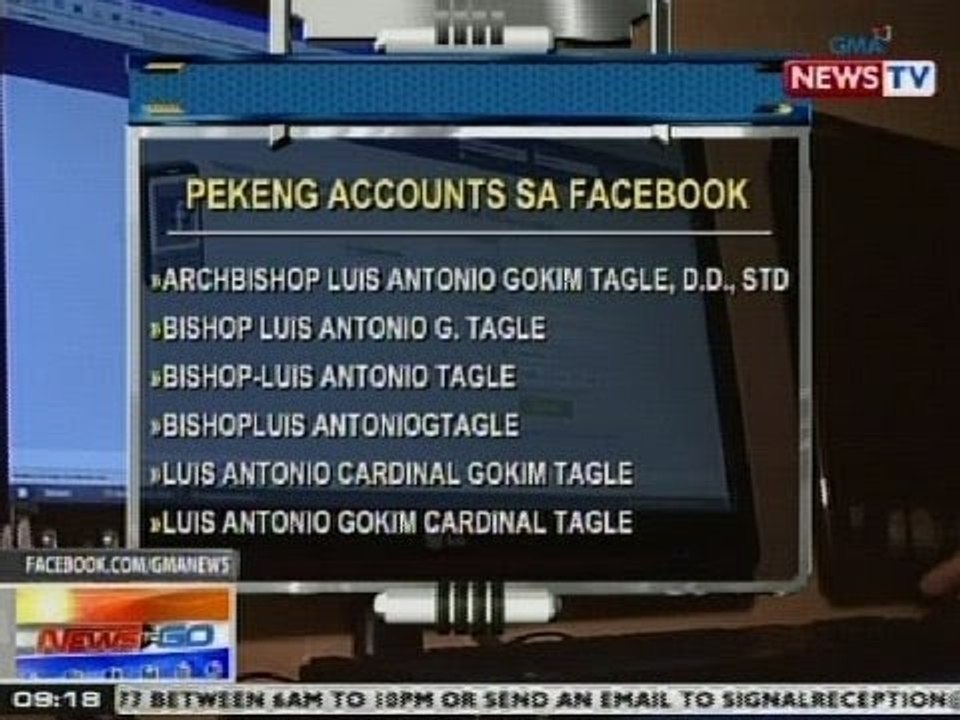 NTG: Cardinal Tagle, pinag-iingat ang publiko sa ilang pekeng FB account niya na kumakalat