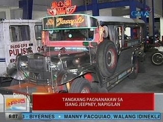 UB: Tangkang pagnanakaw sa isang jeepney sa Pasig City, napigilan