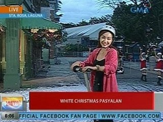 UB: White Christmas pasyalan sa Sta. Rosa, Laguna