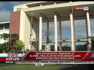 Mga estudyante, propesor at alumni ng UP, nag-alok na pansamantalang kupkupin ang mga nasalanta