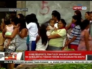 QRT: Ilang residente sa Leyte, pinatuloy ang mga kapitbahay na nawalan ng tirahan noong bagyo