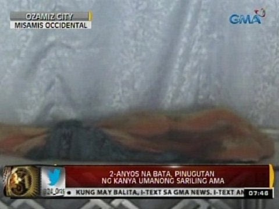24 Oras: 2 taong gulang na bata, pinugutan ng kanya umanong sariling ama